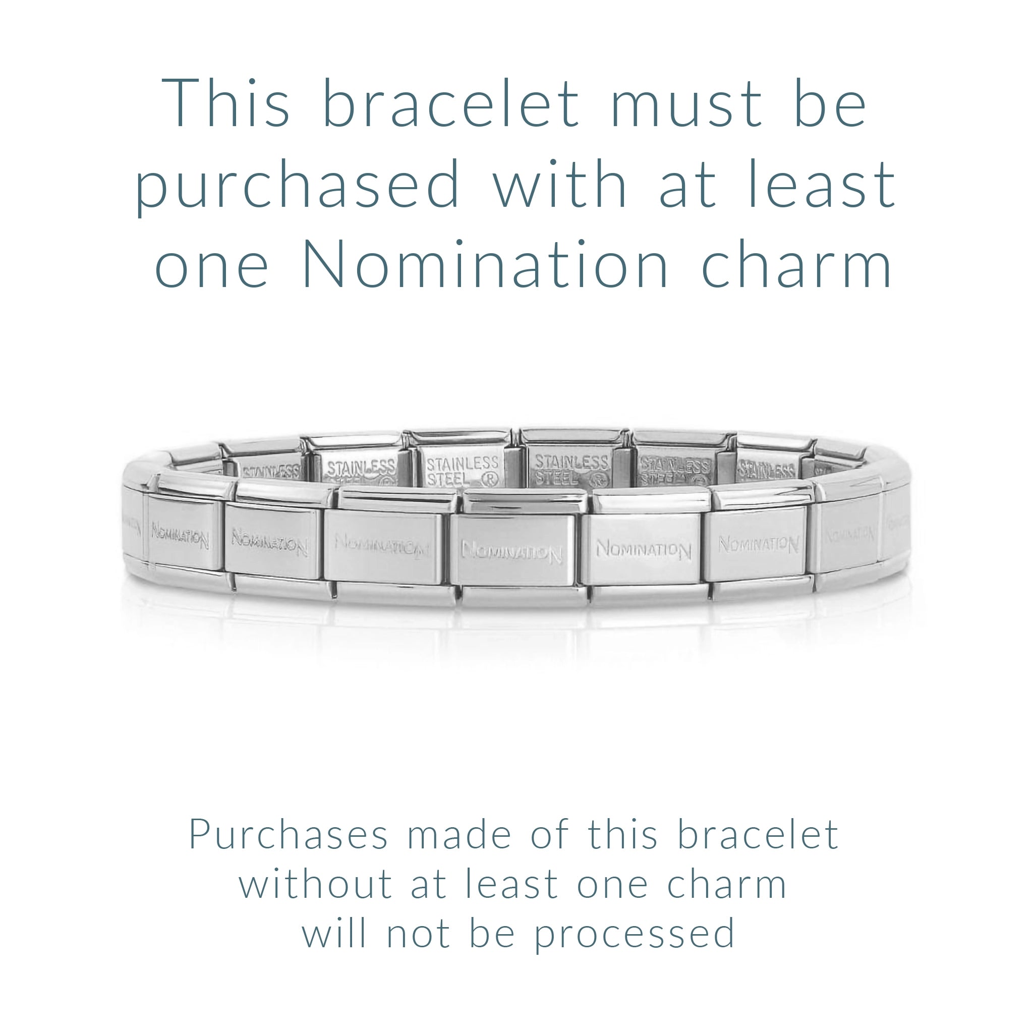 Nomination Classic Silver Libellula Dragonfly Charm Bracelet
